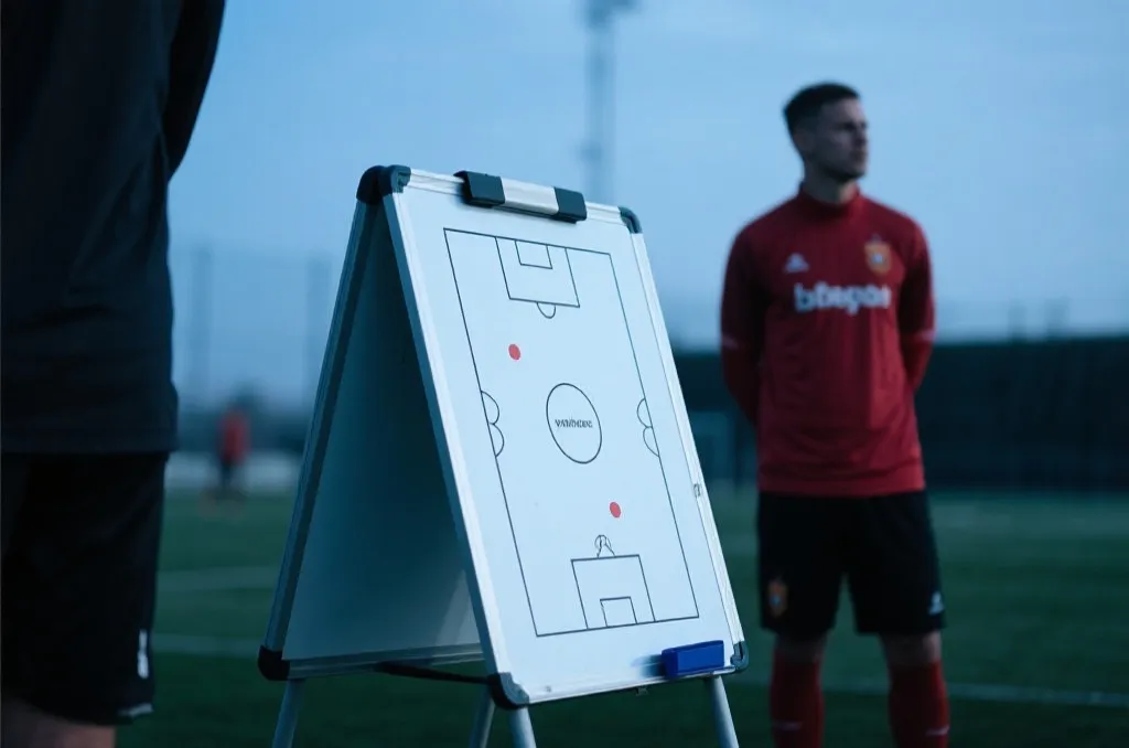 球队战术板和球员训练细节